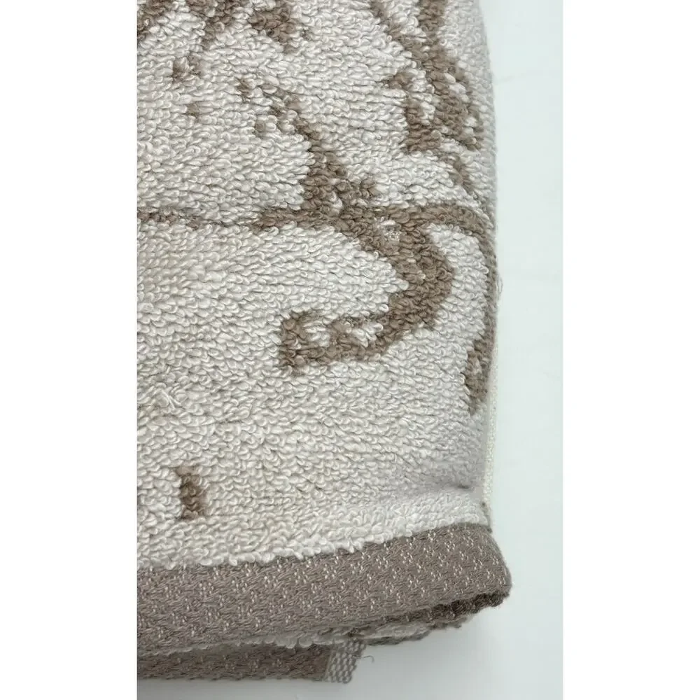 Wrangler Horse Hand Towels Tan Beige Mustangs Set Of 2 Pcs NWT Ivory